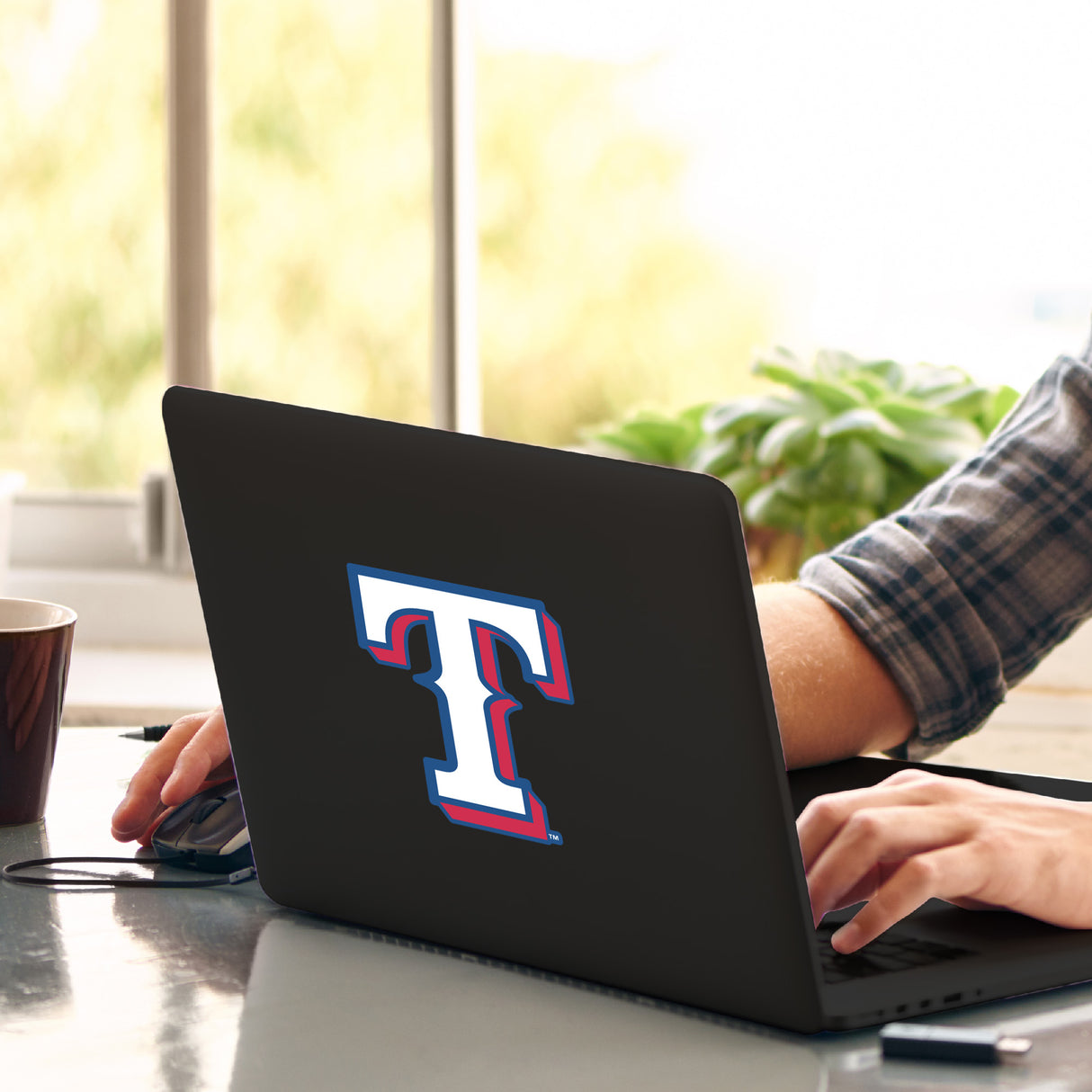 Fanmats Texas Rangers Matte Decal Sticker