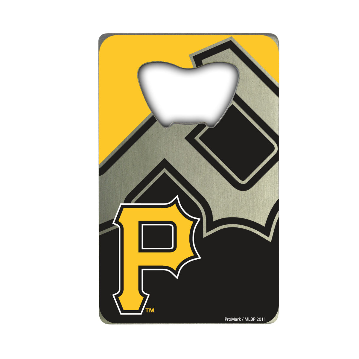 Fanmats Pittsburgh Pirates Credit Card Style Bottle Opener - 2” x 3.25"