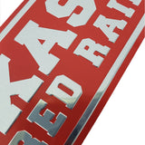 Fanmats Alabama Crimson Tide 2 Piece Heavy Duty Aluminum Embossed Truck Emblem Set Fan Gear NCAA Alabama Crimson Tide