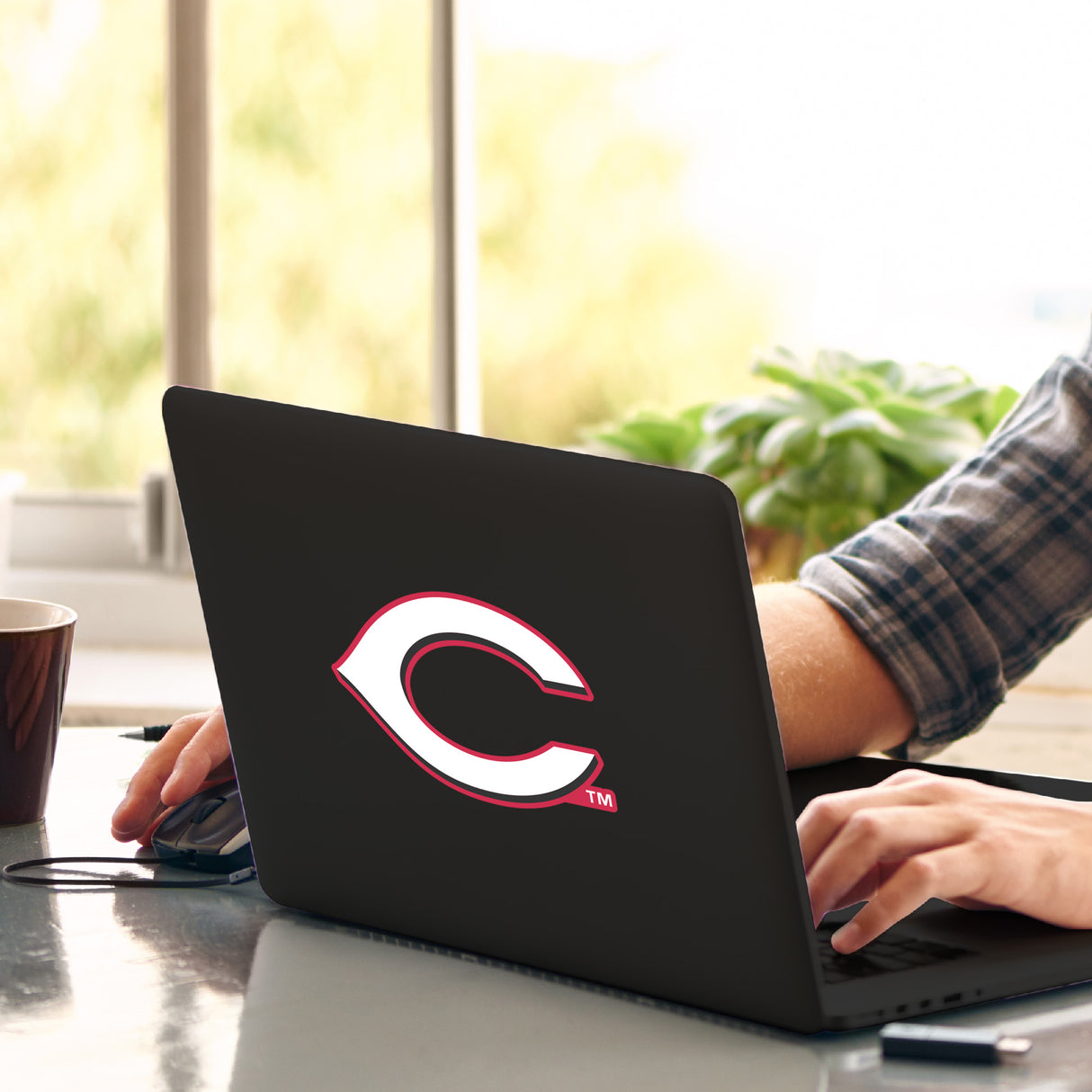 Fanmats Cincinnati Reds Matte Decal Sticker