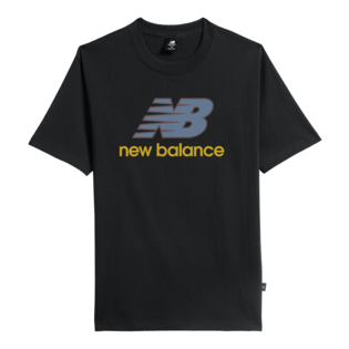New Balance Men's DTLR Stacked Logo T-Shirt Mens Apparel Shirts & Tops