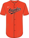 Nike Baltimore Orioles Youth Institutional Full Button Jersey
