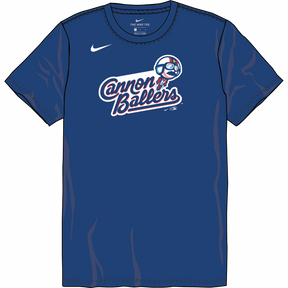 Nike Kannapolis Cannon Ballers Youth Institutional Short Sleeve Cotton Tee