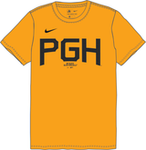 Nike Pittsburgh Pirates Youth Crew Neck Synthetic City Connect Tee