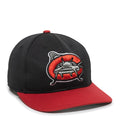 MIN-350-Carolina Mudcats™ Black/Red 2CMH-Adult