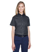 CORE365 Women's Optimum Short-Sleeve Twill Shirt