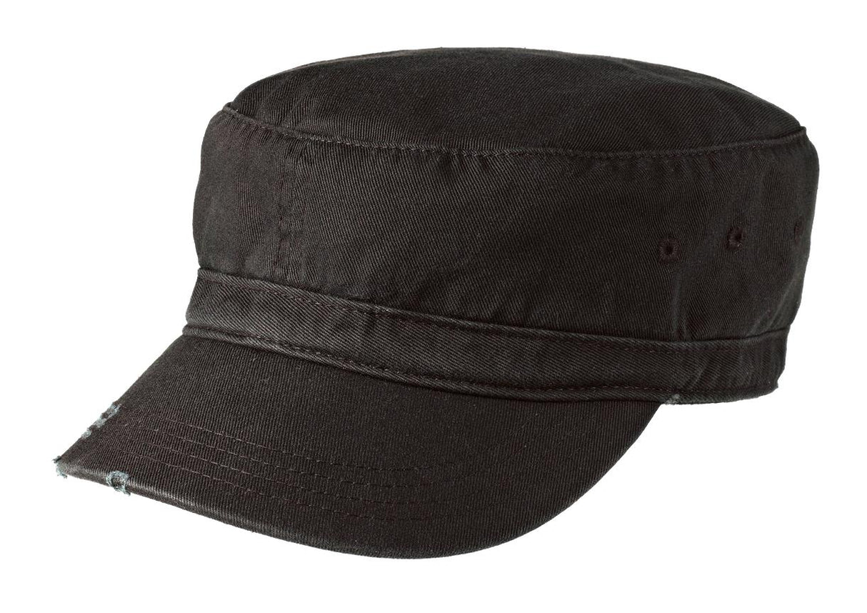 District    Distressed Military Hat