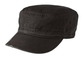 District    Distressed Military Hat
