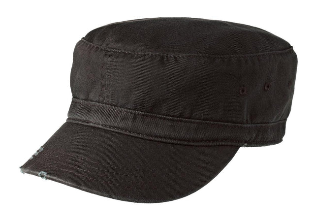 District    Distressed Military Hat