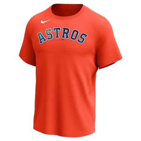 Nike Houston Astros Men's Crew Neck Synthetic City Connect Tee Fan Gear MLB Houston Astros