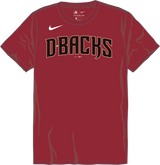 Nike Arizona Diamondbacks Men's Crew Neck Synthetic Tee Fan Gear MLB Arizona Diamondbacks