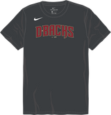 Nike Arizona Diamondbacks Youth Crew Neck Cotton Tee Fan Gear MLB Arizona Diamondbacks