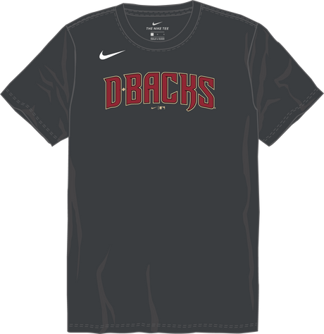 Nike Arizona Diamondbacks Youth Crew Neck Cotton Tee Fan Gear MLB Arizona Diamondbacks