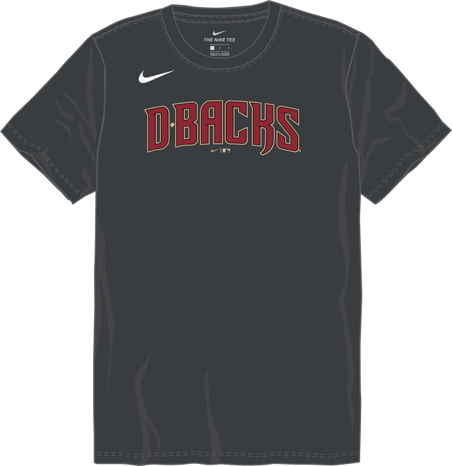 Nike Arizona Diamondbacks Youth Crew Neck Cotton Tee