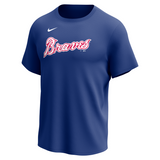 Nike Atlanta Braves Men's Crew Neck Synthetic City Connect Tee-1