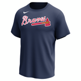 Nike Atlanta Braves Men's Crew Neck Synthetic City Connect Tee