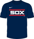 Nike Chicago White Sox 1976-85 Youth Institutional Short Sleeve Cooperstown Crew Neck Fan Gear MLB Chicago White Sox