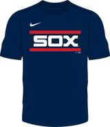 Nike Chicago White Sox 1976-85 Youth Institutional Short Sleeve Cooperstown Crew Neck Fan Gear MLB Chicago White Sox