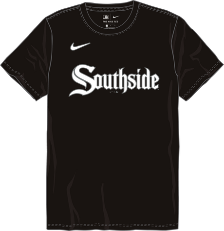 Nike Chicago White Sox 1976-85 Youth Institutional Short Sleeve Cooperstown Crew Neck Fan Gear MLB Chicago White Sox