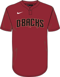 Nike Arizona Diamondbacks Men's 1-Buton Jersey Fan Gear MLB Arizona Diamondbacks
