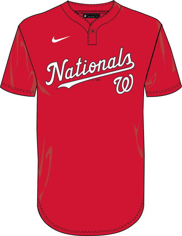 Nike Washington Nationals Men's 1 Button Jersey