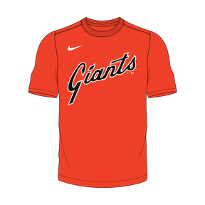 Nike San Francisco Giants 1982 Youth Institutional Short Sleeve Cooperstown Crew Neck