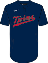 Nike Minnesota Twins Men's 1-Buton Jersey Fan Gear MLB Minnesota Twins
