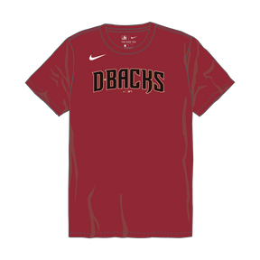 Nike Arizona Diamondbacks Youth Crew Neck Synthetic Tee