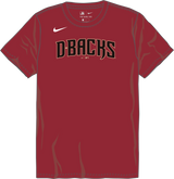 Nike Arizona Diamondbacks Youth Crew Neck Synthetic Tee