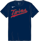 Nike Minnesota Twins Men's Crew Neck Synthetic Tee Fan Gear MLB Minnesota Twins