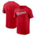 Nike Washington Nationals Men's Crew Neck Cotton Tee Fan Gear MLB Washington Nationals