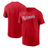 Nike Washington Nationals Men's Crew Neck Cotton Tee Fan Gear MLB Washington Nationals
