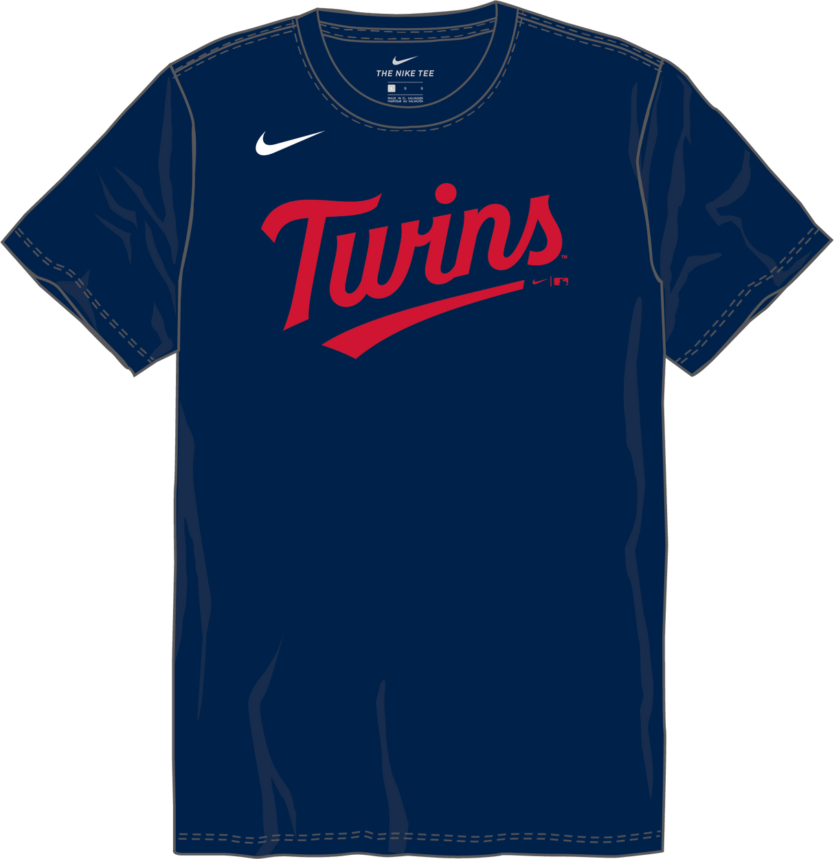 Nike Minnesota Twins Youth Crew Neck Cotton Tee Fan Gear MLB Minnesota Twins