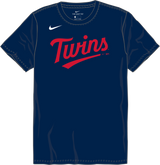 Nike Minnesota Twins Youth Crew Neck Cotton Tee Fan Gear MLB Minnesota Twins