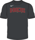 Nike Arizona Diamondbacks Men's Crew Neck Cotton Tee Fan Gear MLB Arizona Diamondbacks