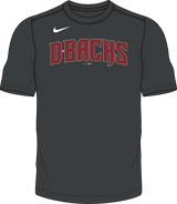 Nike Arizona Diamondbacks Men's Crew Neck Cotton Tee Fan Gear MLB Arizona Diamondbacks