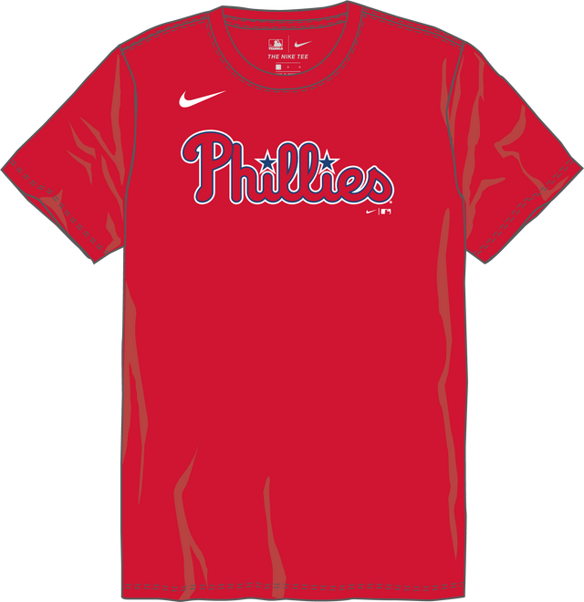 Nike Philadelphia Phillies 80s Youth Institutional Short Sleeve Cooperstown Crew Neck