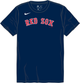 Nike Boston Red Sox Youth Institutional Short Sleeve Crew Neck Tee Fan Gear MLB Boston Red Sox