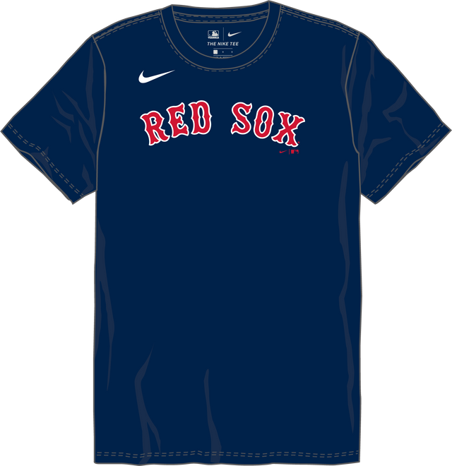 Nike Boston Red Sox Youth Institutional Short Sleeve Crew Neck Tee