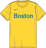 Nike Boston Red Sox Youth Institutional Short Sleeve Crew Neck Tee Fan Gear MLB Boston Red Sox