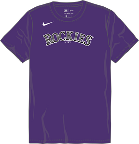 Nike Colorado Rockies Youth Crew Neck Synthetic City Connect Tee