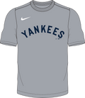 Nike New York Yankees Youth Institutional Short Sleeve Crew Neck Tee Fan Gear MLB New York Yankees