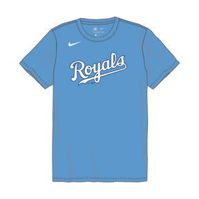 Nike Kansas City Royals Youth Institutional Short Sleeve Crew Neck Tee