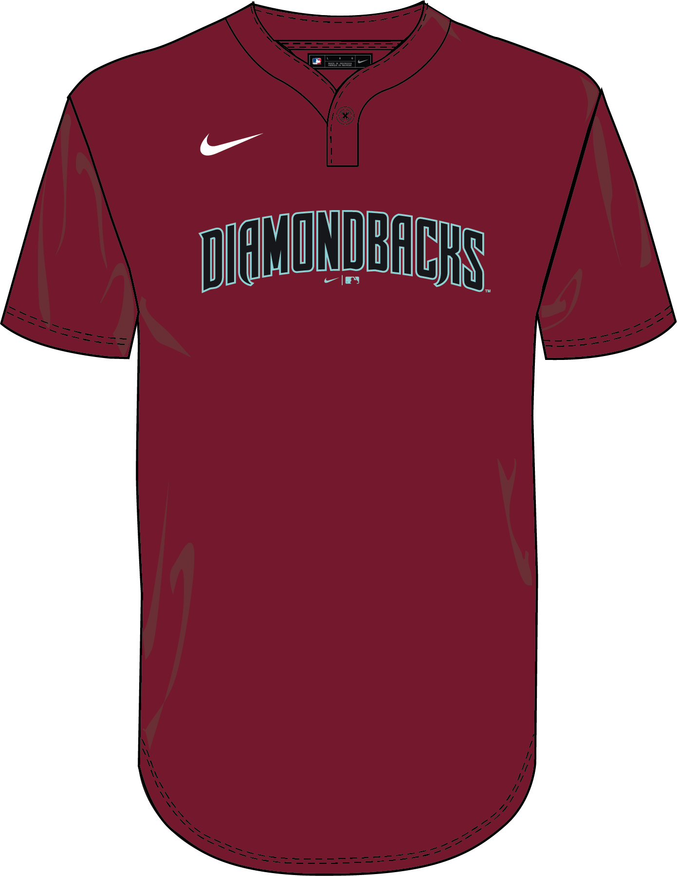 arizona diamondbacks gear Nike Arizona Diamondbacks Youth 1 Button Jersey