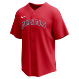 Nike Los Angeles Angels Adult Institutional Full Button Jersey Fan Gear MLB Los Angeles Angels