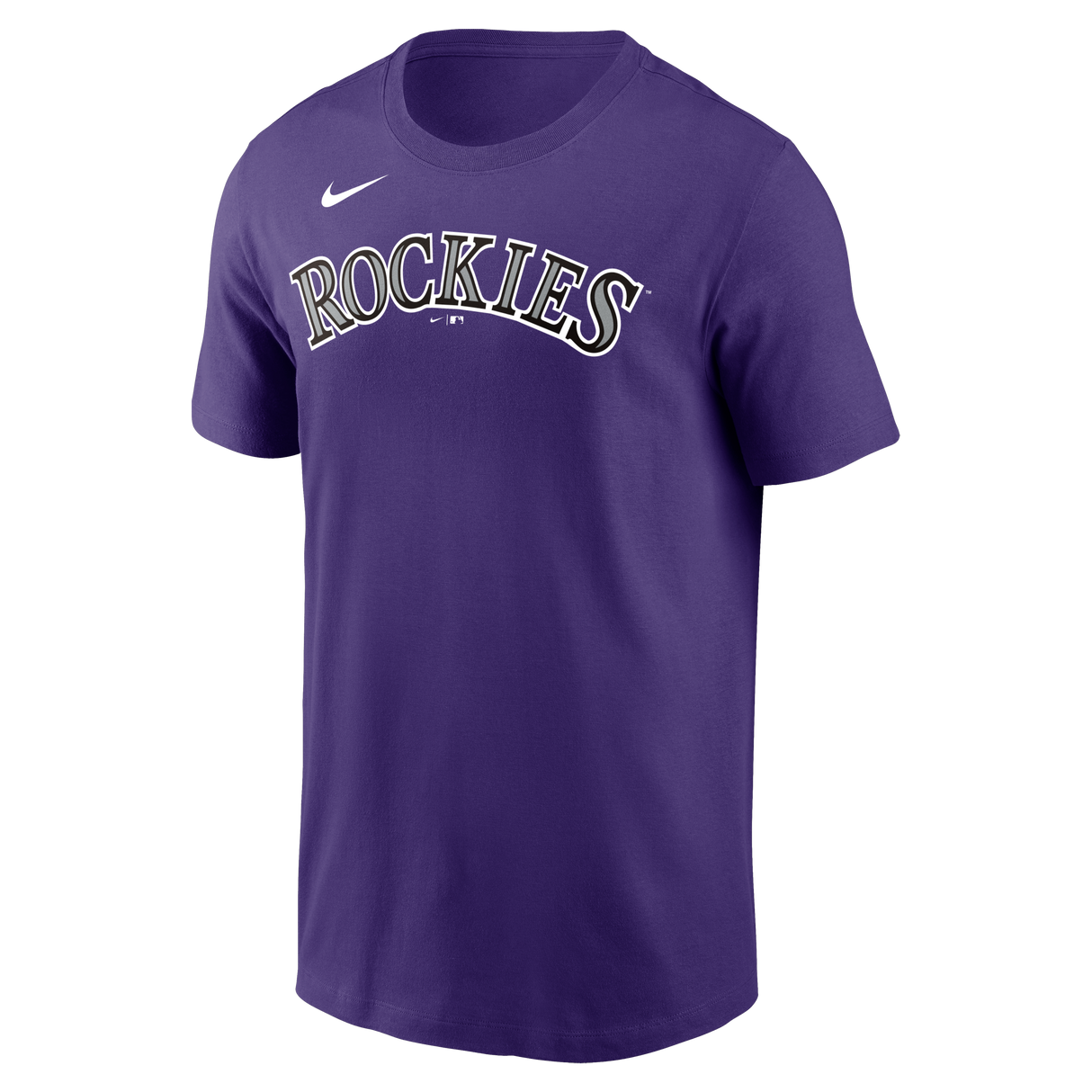 Nike Colorado Rockies Adult Institiutional Short Sleeve Cotton Tee Fan Gear MLB Colorado Rockies