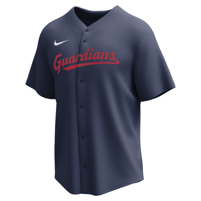 Nike Cleveland Guardians Adult Institutional Full Button Jersey-1