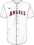Nike Los Angeles Angels Youth Institutional Full Button Jersey Fan Gear MLB Los Angeles Angels