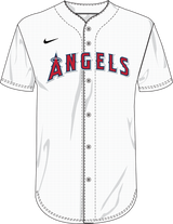 Nike Los Angeles Angels Youth Institutional Full Button Jersey Fan Gear MLB Los Angeles Angels