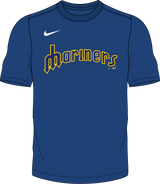 Nike Seattle Mariners 1977-1980 Cool Youth Institutional Short Sleeve Cooperstown Crew